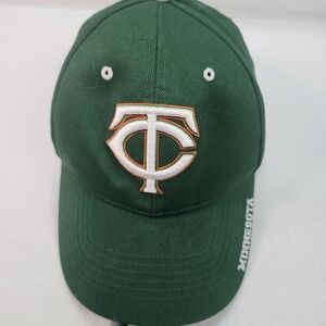 Minnesota Twins Hat Cap Strap Back Mens One Size Green MLB Baseball 47 Brand